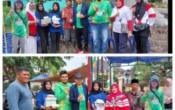 Kolaborasi Karang Taruna Ceria dan KNPI: Dorong Minat Belajar Anak Melalui Pembagian Buku dan masker